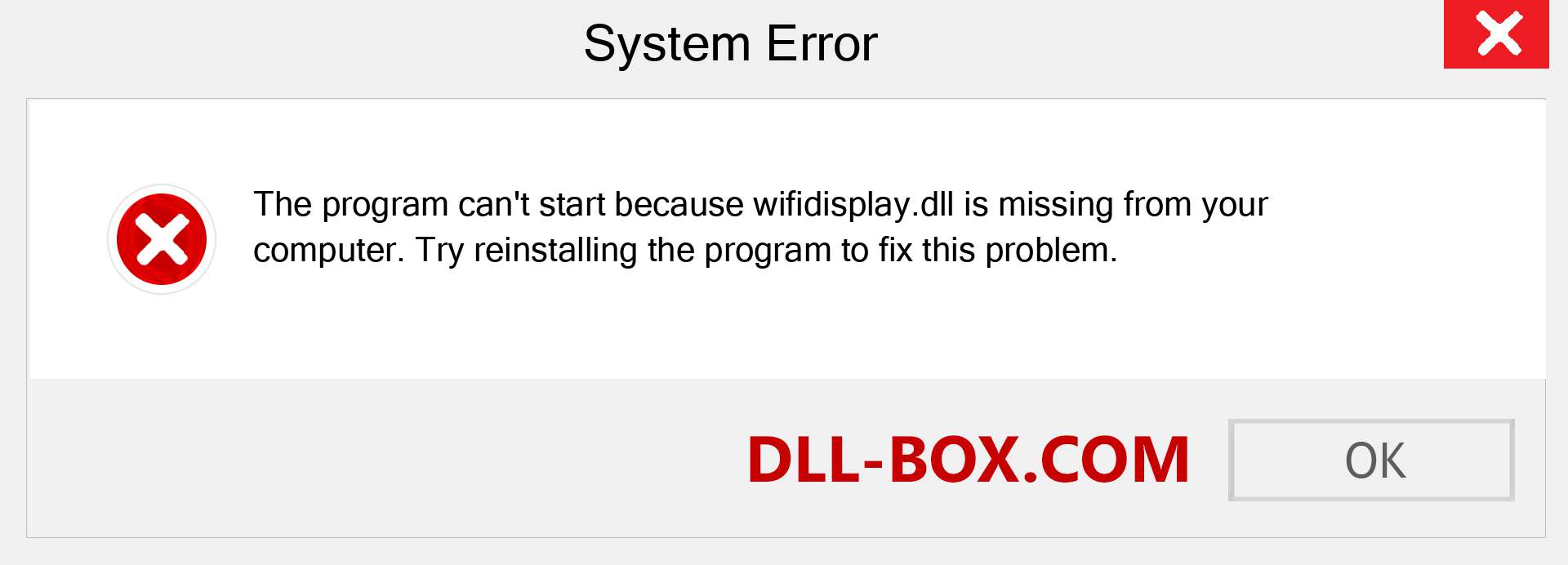  wifidisplay.dll file is missing?. Download for Windows 7, 8, 10 - Fix  wifidisplay dll Missing Error on Windows, photos, images